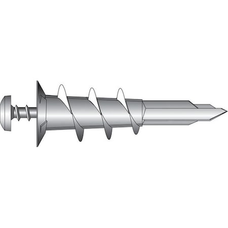 Hillman Screw Anchor, 1.5 inch L, Plastic, 5 PK 5334222